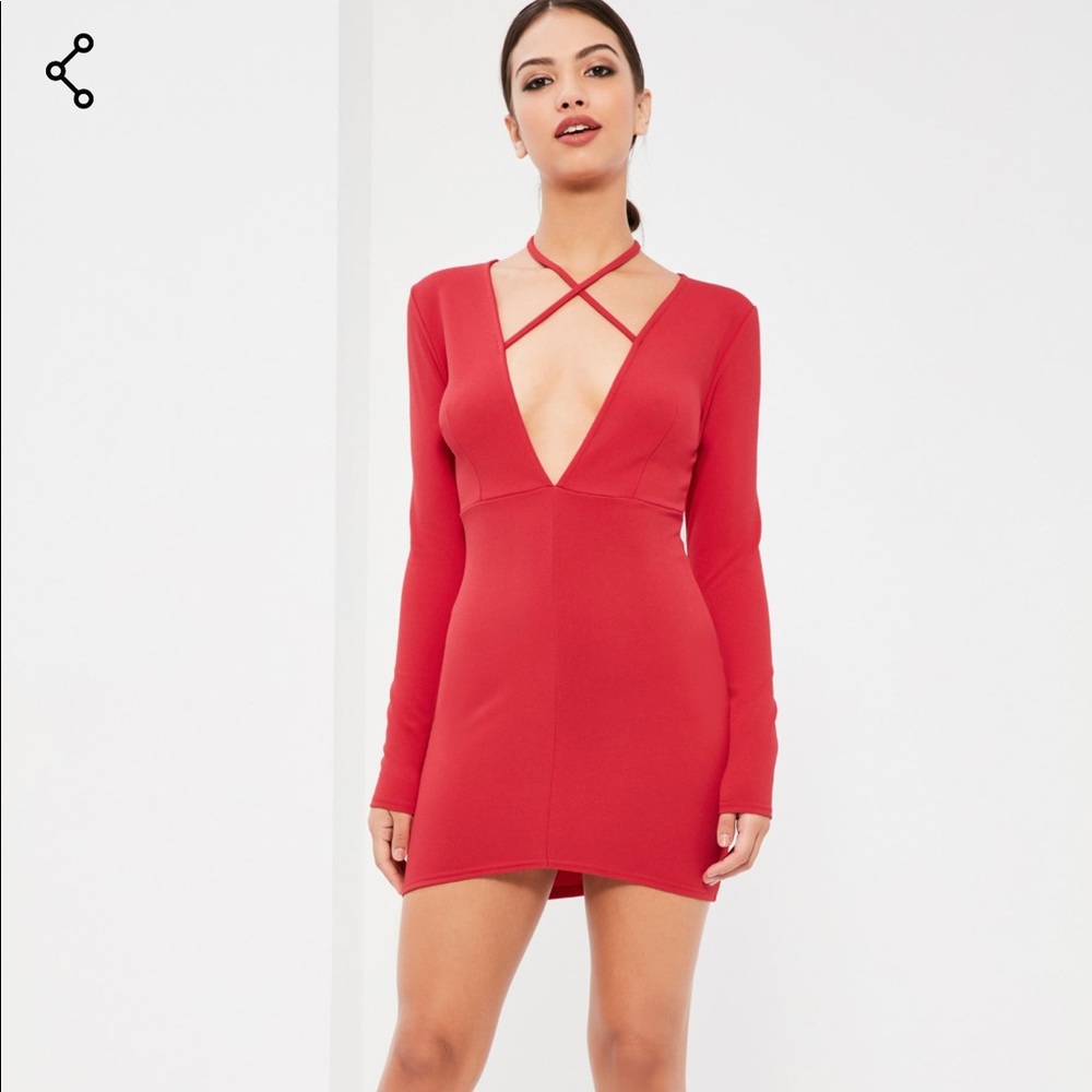 Brand New Missguided Red size 2 dress